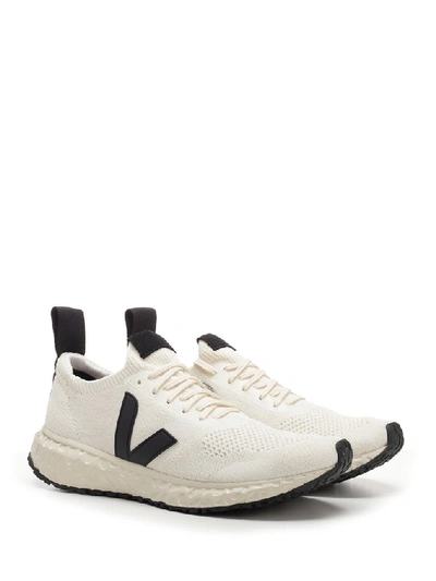 Shop Rick Owens X Veja Sneakers In White