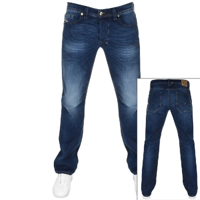 Shop Diesel Larkee 0853r Regular Fit Jeans Blue