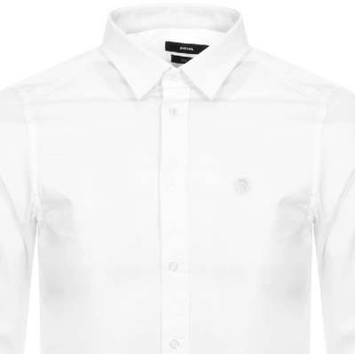 Shop Diesel S Bill Slim Fit Shirt White