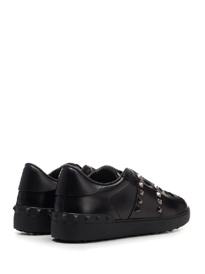 Shop Valentino Garavani Rockstud Untitled Sneakers In Black