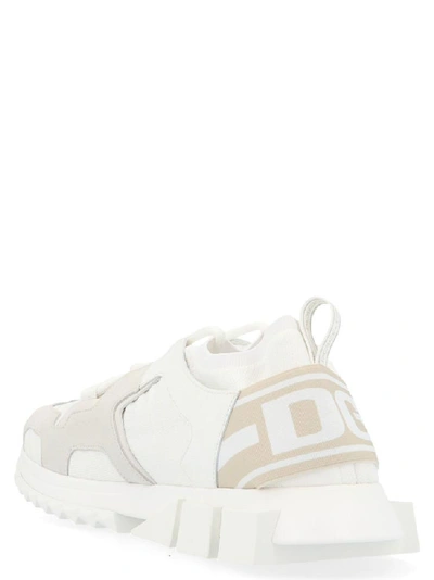 Shop Dolce & Gabbana Sorrento Lace-up Sneakers In White