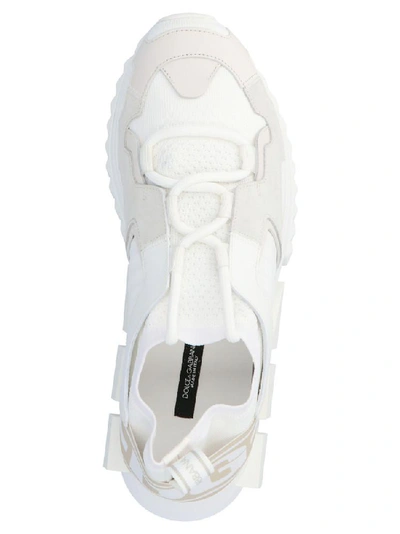 Shop Dolce & Gabbana Sorrento Lace-up Sneakers In White