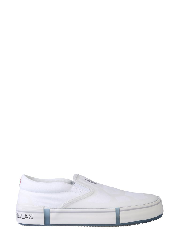 Marcelo Burlon County Of Milan Marcelo Burlon White Slip On Sneakers |  ModeSens
