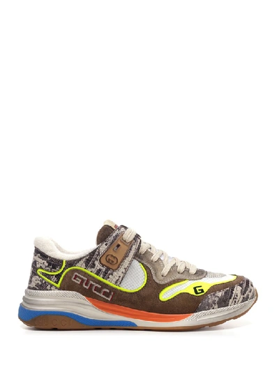 Shop Gucci Ultrapace Sneakers In Multicolor