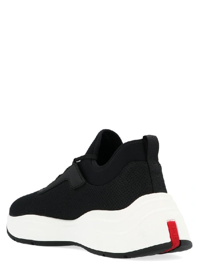 Shop Prada Xy Knit Sneakers In Multi