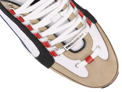 Shop Dsquared2 551 Contrast Low Top Sneakers In Multi