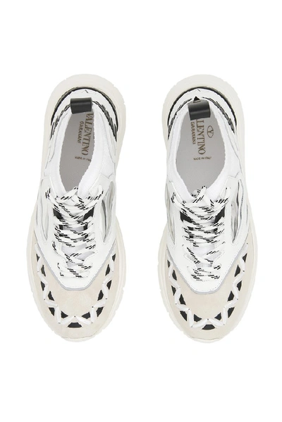 Shop Valentino Garavani Heroes Reflex Sneakers In White