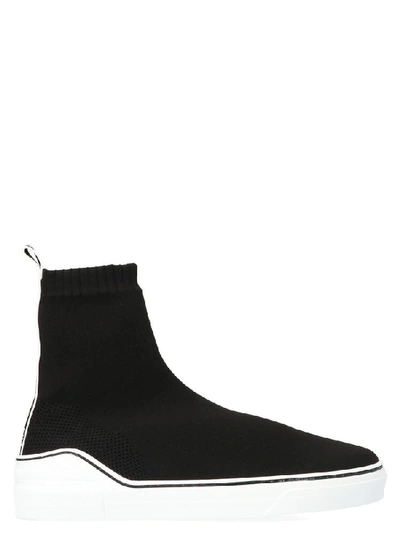 Shop Givenchy George V Sock Sneakers In Black