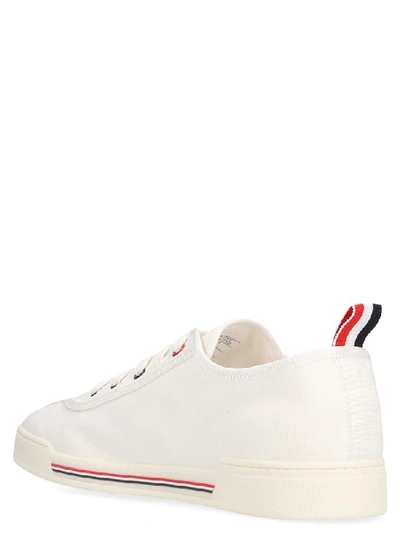 Shop Thom Browne Trainer Lace In White