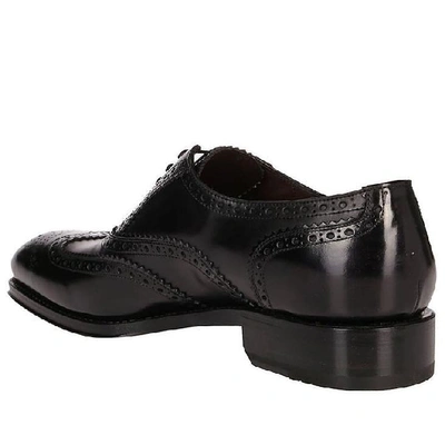 Shop Ferragamo Salvatore  Classic Brogues In Black