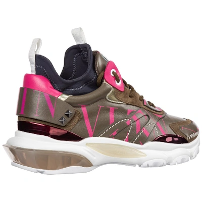 Shop Valentino Garavani Vltn Bounce Sneakers In Multi