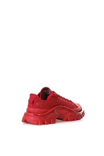 Shop Adidas Originals Adidas By Raf Simons Rs Detroit Runner Sneakers In Red