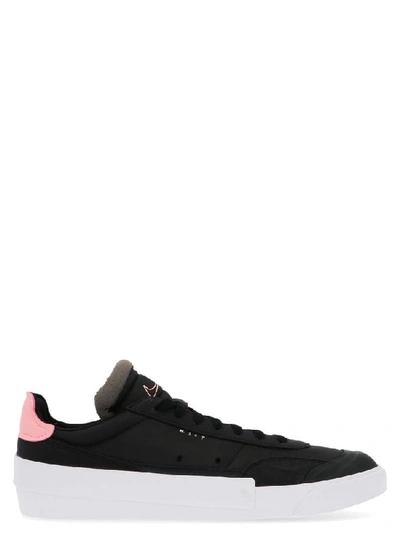 Shop Nike Drop Type Lx Lace Up Sneakers In Black