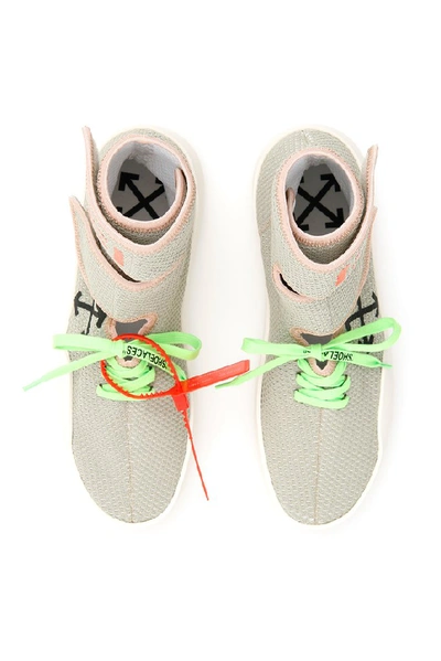 Shop Off-white Moto Wrap Sneakers In Multi