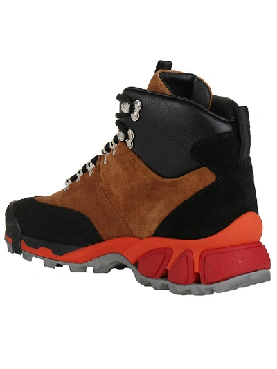 Shop Burberry Tor Logo Hiking Boots In Multi