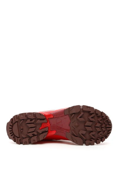 Shop Valentino X Undercover V Logo Sneakers In Red