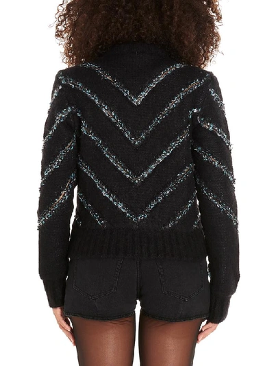 Shop Y/project Contrasting Detail Chevron Sweater In Multi