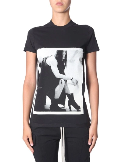 Shop Rick Owens Drkshdw Photographic Print T In Black