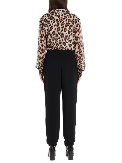 Shop Boutique Moschino Leopard Printed Jumpsuit In Multi