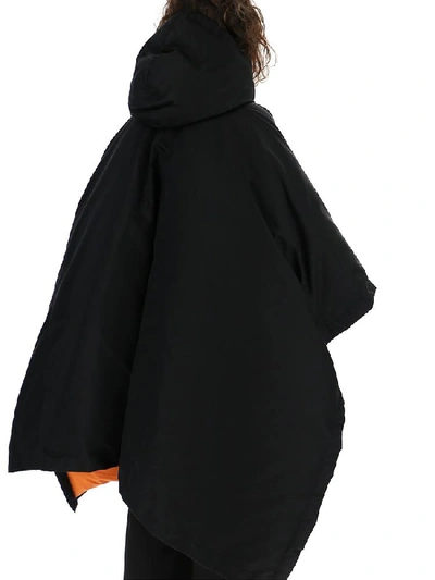 Shop Comme Des Garçons Comme Des Garçons Oversized Hooded Jacket In Black