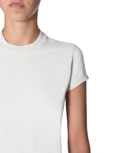 Shop Rick Owens Drkshdw Ribbed Round Neck T In White