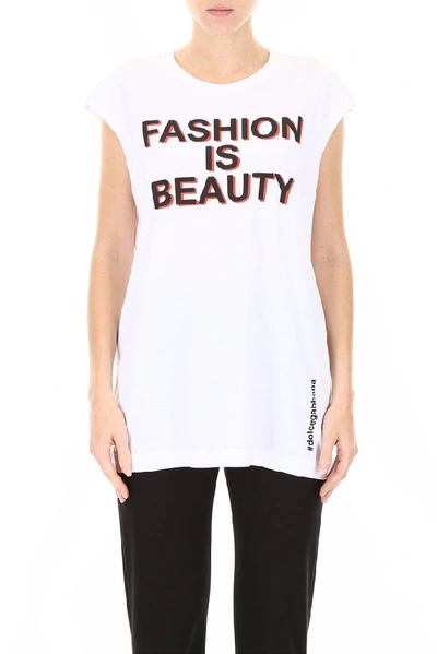 Shop Dolce & Gabbana Fashion Is Beauty T In White