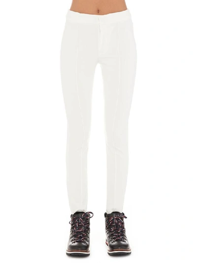 Shop Moncler Grenoble Slim Fitting Pants In White