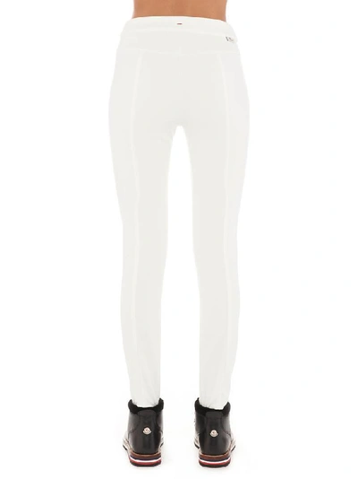 Shop Moncler Grenoble Slim Fitting Pants In White