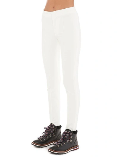 Shop Moncler Grenoble Slim Fitting Pants In White