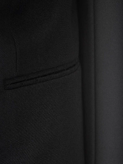 Shop Balenciaga Suspender Shoulder Jacket In Black