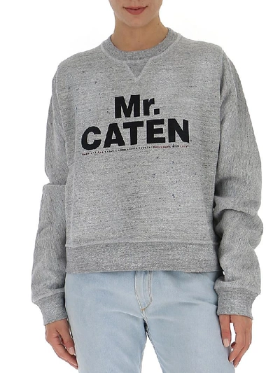 Shop Dsquared2 Mr. Caten Sweatshirt In Grey