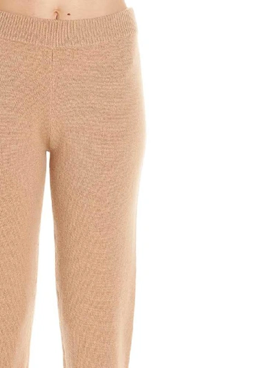 Shop Theory Knitted Sweatpants In Beige