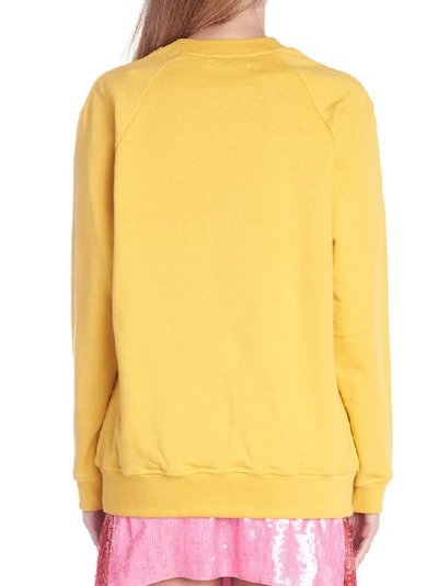 Shop Alberta Ferretti Wednesday Sweatshirt In Yellow