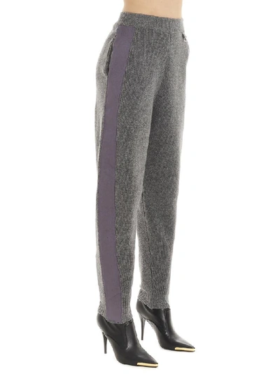 Shop Stella Mccartney Contrasting Panelled Sweatpants In Grey