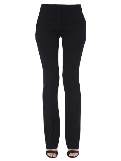 Shop Moschino Classic Tapered Pants In Black