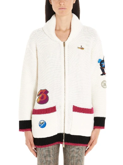 Shop Stella Mccartney All Together Now Knitted Cardigan In Multi