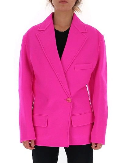 Shop Jacquemus Sabe Oversize Blazer In Pink
