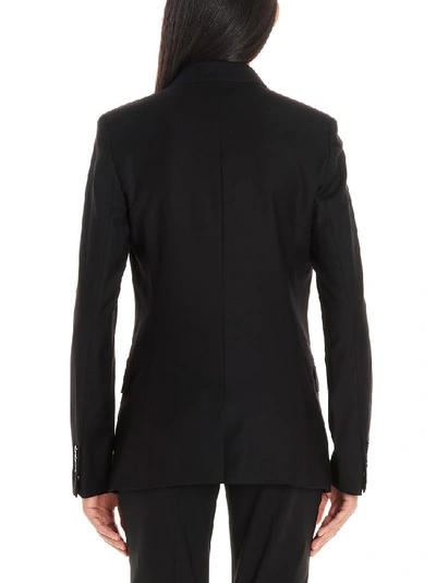 Shop Theory Textured Staple Blazer In Black