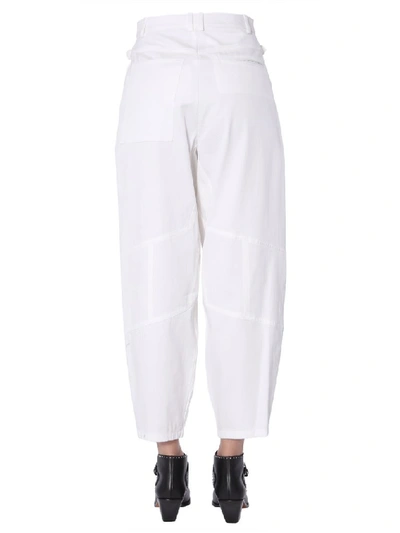 Shop Givenchy Oversized Trousers In White