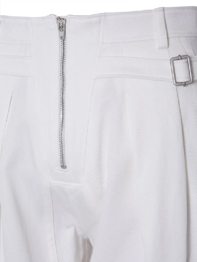 Shop Givenchy Oversized Trousers In White