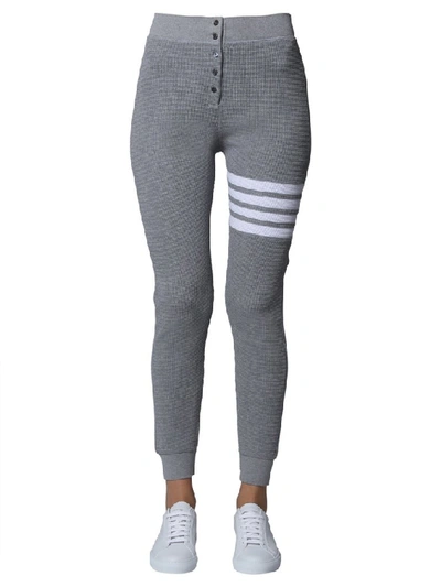 Shop Thom Browne 4 Bar Track Trousers In Grey
