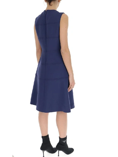 Shop Valentino V Hardware Dress In Blue