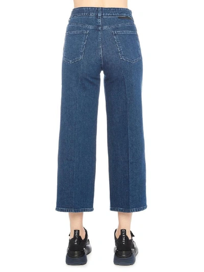 Shop Stella Mccartney Cropped Straight Jeans In Blue