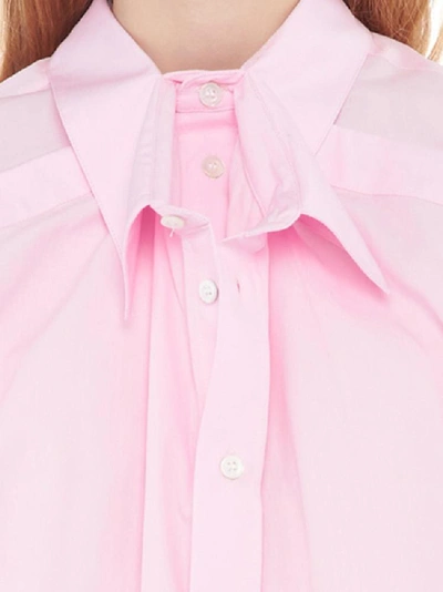 Shop Y/project Y / Project Double Fit Oversize Shirt In Pink