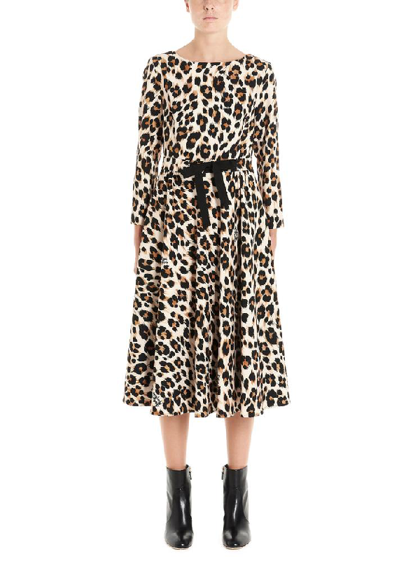 moschino leopard dress