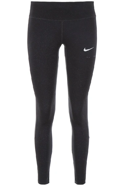 Shop Alyx 1017  9sm X Nike Glitter Leggings In Black