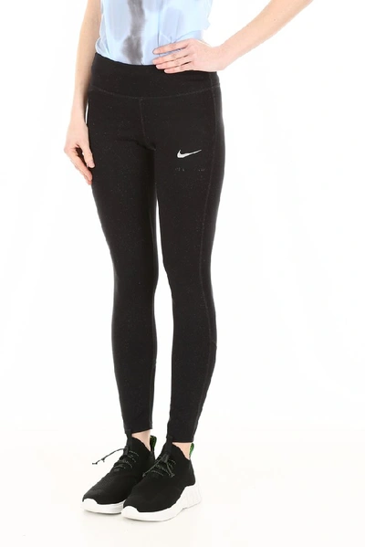 Shop Alyx 1017  9sm X Nike Glitter Leggings In Black