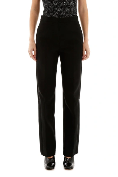 Shop Jil Sander Straight Leg Pants In Black