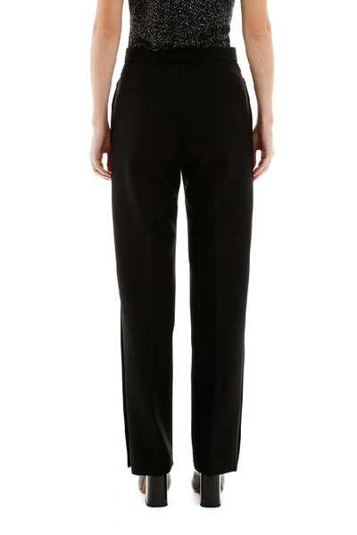 Shop Jil Sander Straight Leg Pants In Black