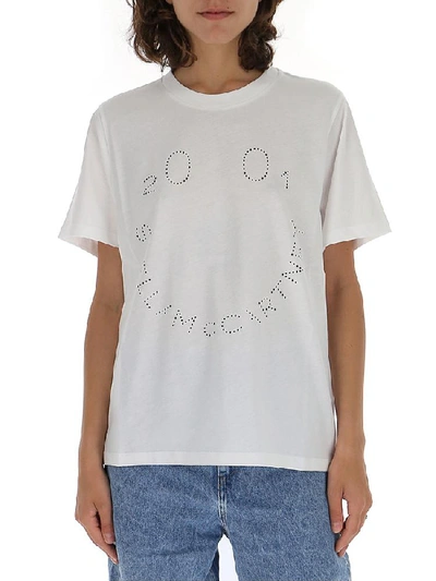 Shop Stella Mccartney Crewneck Logo T In White